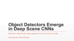 Object Detectors Emerge in Deep Scene CNNs