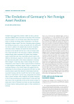 The Evolution of Germany`s Net Foreign Asset Position