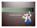 Properties of Matter - Mrs. Williams` Science!