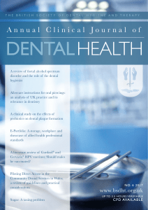 - British Society of Dental Hygiene and Therapy