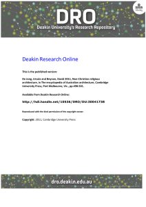 Deakin Research Online