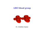 CLS441-LECTURE 3- ABO Blood group