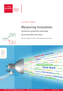 Measuring Innovation