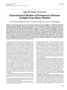 Experimental Models of Parkinson`s Disease: Insights from Many