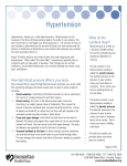 Hypertension - Samaritan Health Plans