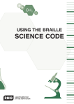 Using the braille Science code