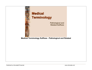 Medical Terminology