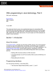 XML programming in Java technology, Part 3