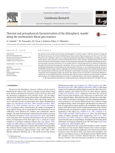 Thermal and petrophysical characterization of the lithospheric