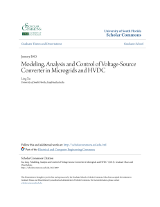 Modeling, Analysis and Control of Voltage-Source