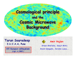 Cosmological principle and the Cosmic microwave