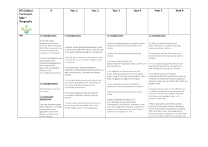 Geography - Bridport Primary School