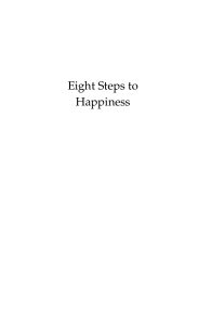 Eight Steps to Happiness