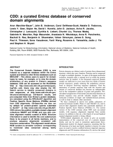domain alignments - Oxford Academic