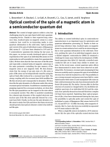 Optical control of the spin of a magnetic atom in a semiconductor