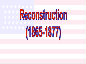 s Reconstruction Plan