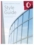 Style Guide - Owens Community College
