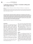 A genome screen for linkage in Australian sibling-pairs with