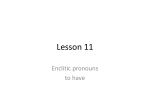 Lesson 11