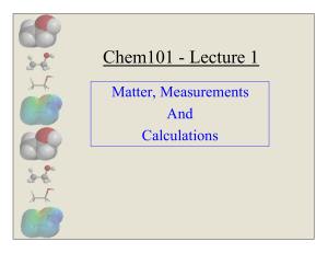 Chem101 - Lecture 1 - chem.uwec.edu