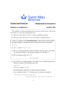 Solutions to assignment 6 File