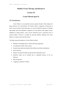 Module 5 Gene Therapy and diseases