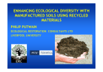 ENHANCING ECOLOGICAL DIVERSITY WITH MANUFACTURED