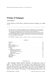 Geology of Galapagos