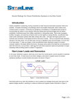 Introduction Non-Linear Loads and Harmonics