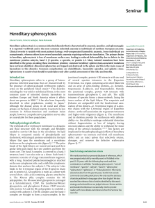 Hereditary spherocytosis