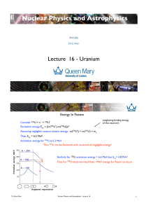 Lecture 16 - QMUL physics