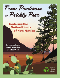 From Ponderosa to Prickly Pear - Institute for Applied Ecology