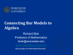 Connecting Bar Models to Algebra