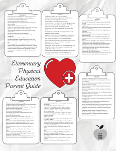 Elementary Physical Education Parent Guide
