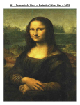 #1 - Leonardo da Vinci ~ Portrait of Mona Lisa ~ 1479