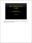 BAS - Monthly Sky Guide