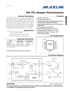 DS3503 - Maxim Part Number Search