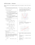 Quiz 1 - 4 Solutions