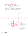 HMMC-3104 DC-16 GHz Packaged Divide-by-4 Prescaler