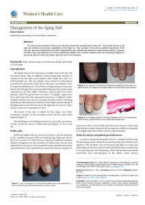 Management of the Aging Nail