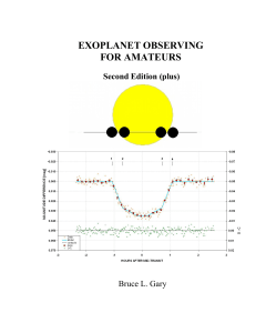 Book Describing Techniques to Detect Transiting ExoPlanets