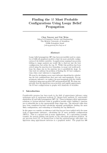 Finding the M Most Probable Configurations using Loopy Belief