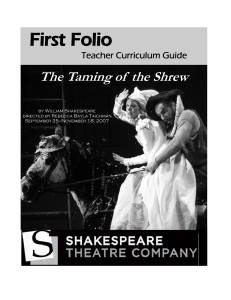 The Taming of the Shrew - Shakespeare Theatre Company