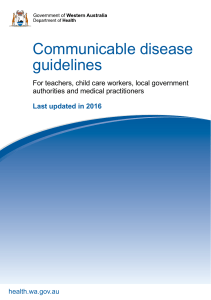Communicable Disease Guidelines