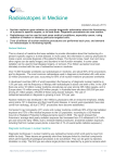 Radioisotopes in Medicine