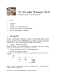 Time Value of Money Part II