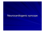 Neurocardiogenic syncope