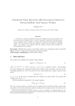 A Backward Stable Hyperbolic QR Factorization Method for Solving
