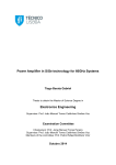 Power Amplifier in SiGe technology for 60GHz Systems Electronics