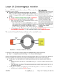 Faraday`s Law of Induction